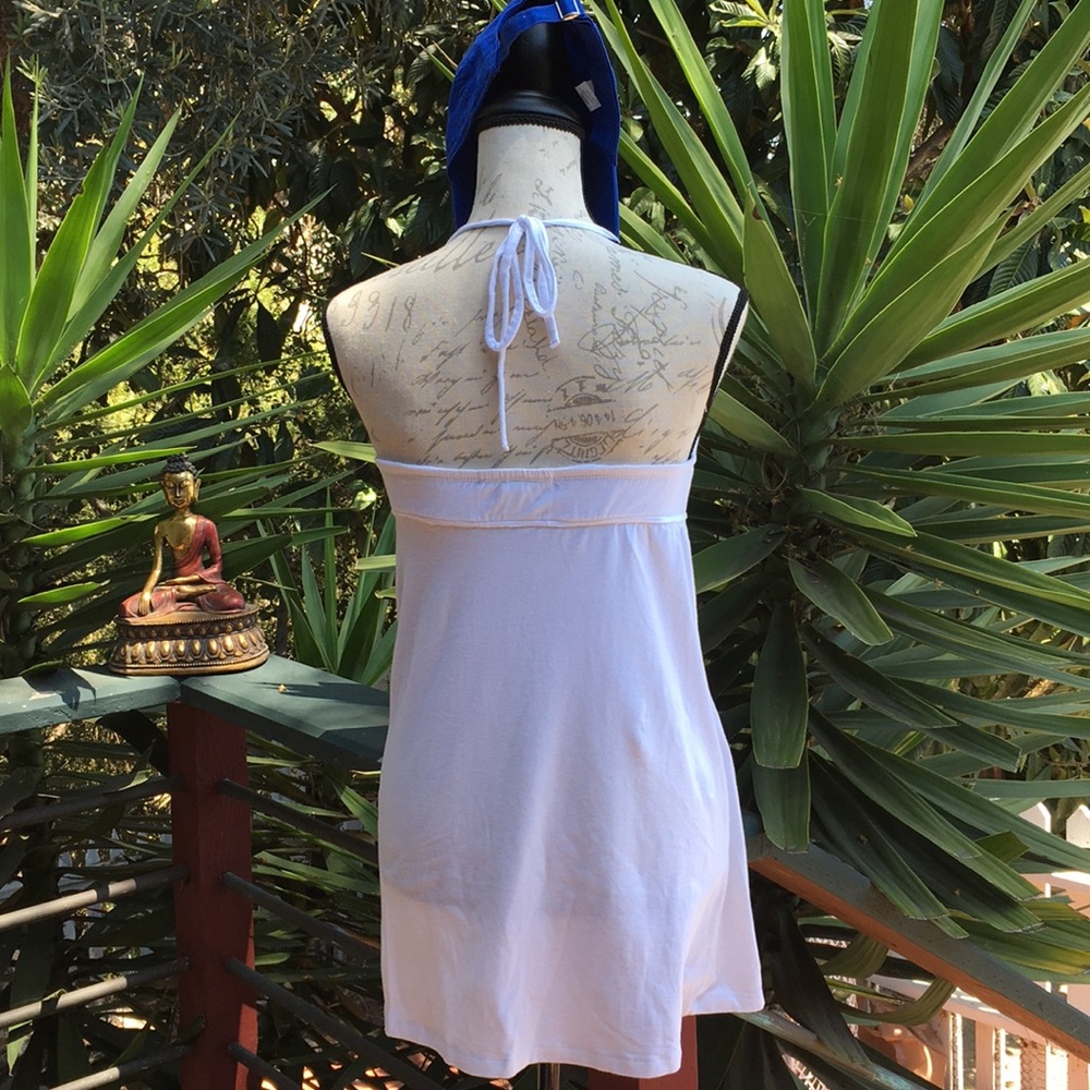 Mind Code White Halter Top - Picture 5 of 6